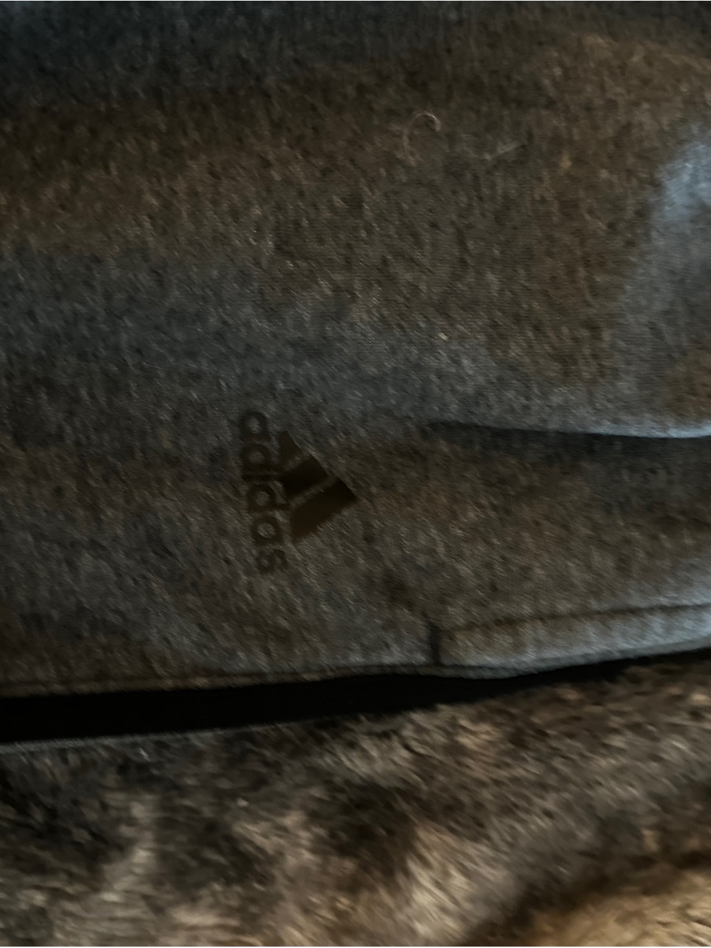 Adidas Dark Gray Logo Pullover